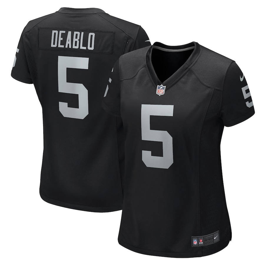Women’s Las Vegas Raiders Divine Deablo Nike Black Player Game Jersey