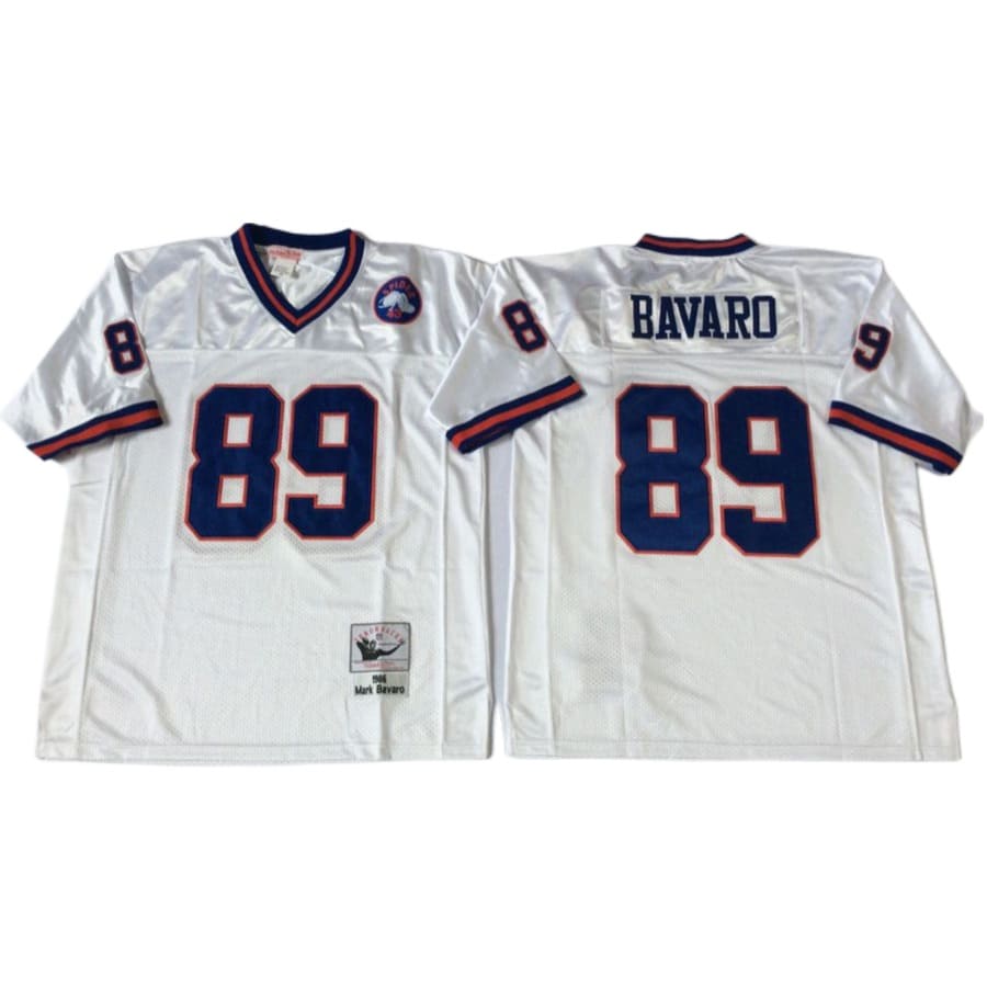 Men's New York Giants Mark Bavaro Mitchell & Ness White Throwback Jersey