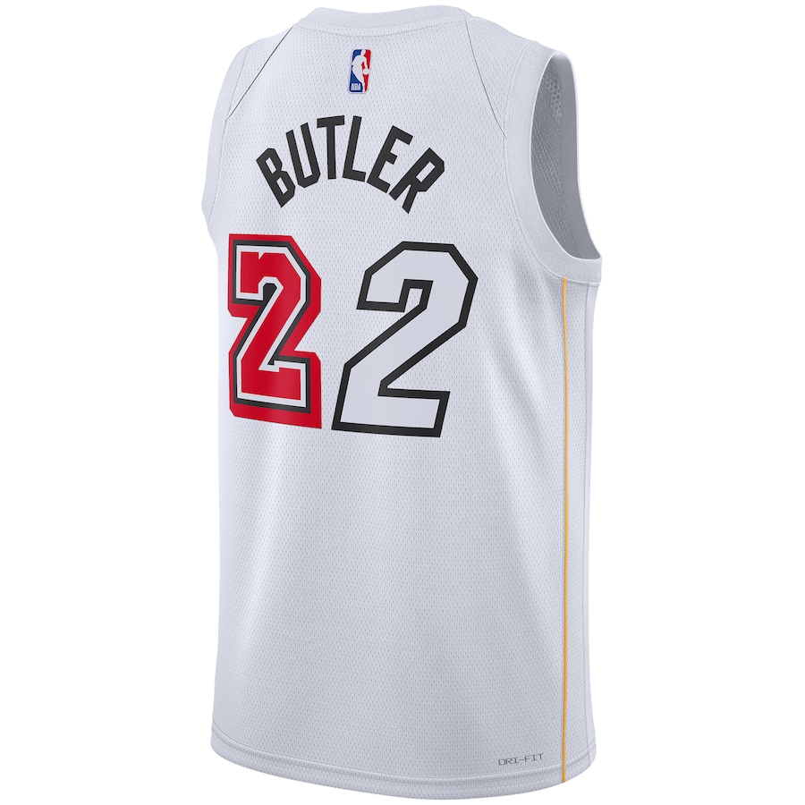 Men's Miami Heat Jimmy Butler White 2022-23 Swingman Jersey - City Edition