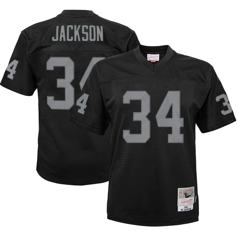 Toddler Las Vegas Raiders Bo Jackson Mitchell & Ness Black 1988 Retired Legacy Jersey
