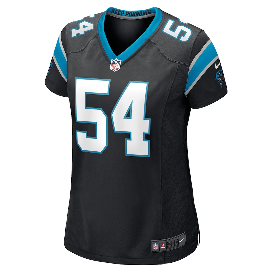 Women’s Carolina Panthers Daviyon Nixon Nike Black Game Player Jersey