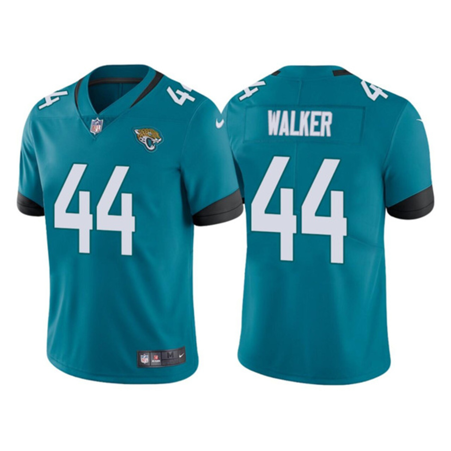 Men's Jacksonville Jaguars 44 Travon Walker Teal Vapor Untouchable Limited Stitched Jersey