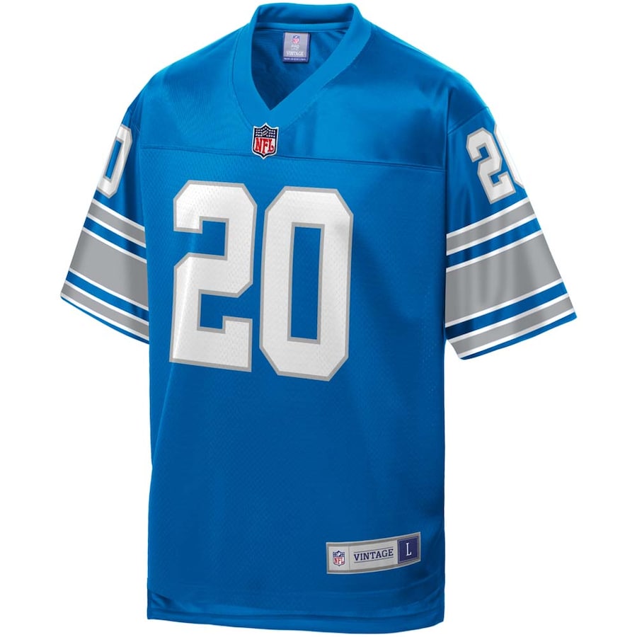 Men’s Detroit Lions Billy Sims NFL Pro Line Royal Replica Retired Player Jersey