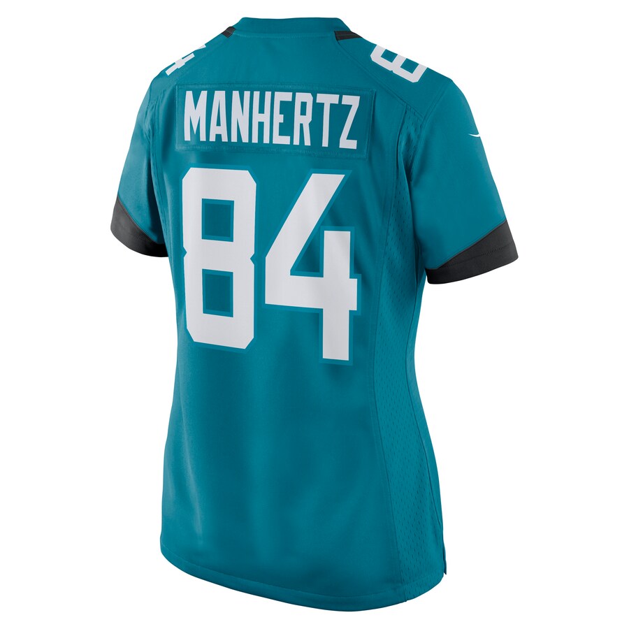 Women’s Jacksonville Jaguars Chris Manhertz Nike Teal Nike Game Jersey