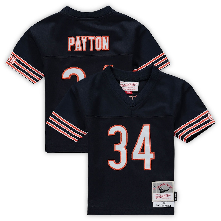 Infant Chicago Bears Walter Payton Mitchell & Ness Navy 1985 Retired Legacy Jersey