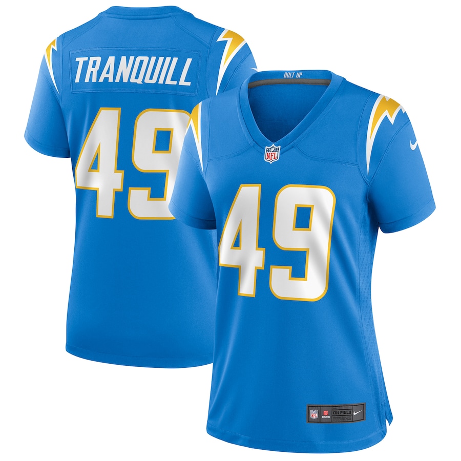 Women’s Los Angeles Chargers Drue Tranquill Nike Powder Blue Game Jersey