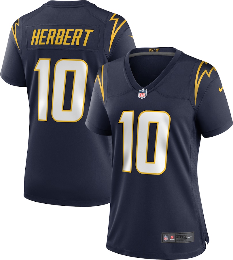 Women’s Los Angeles Chargers Justin Herbert Nike Navy Alternate Game Jersey
