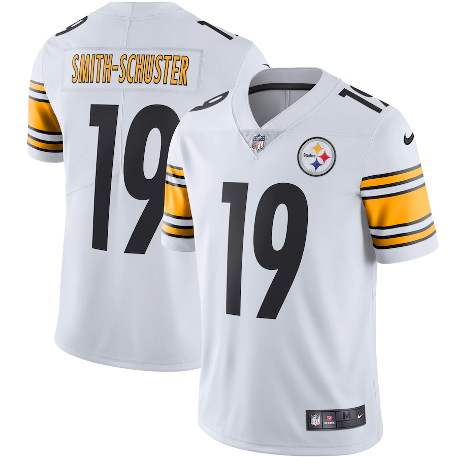 Men's Pittsburgh Steelers JuJu Smith-Schuster White Vapor Limited Jersey
