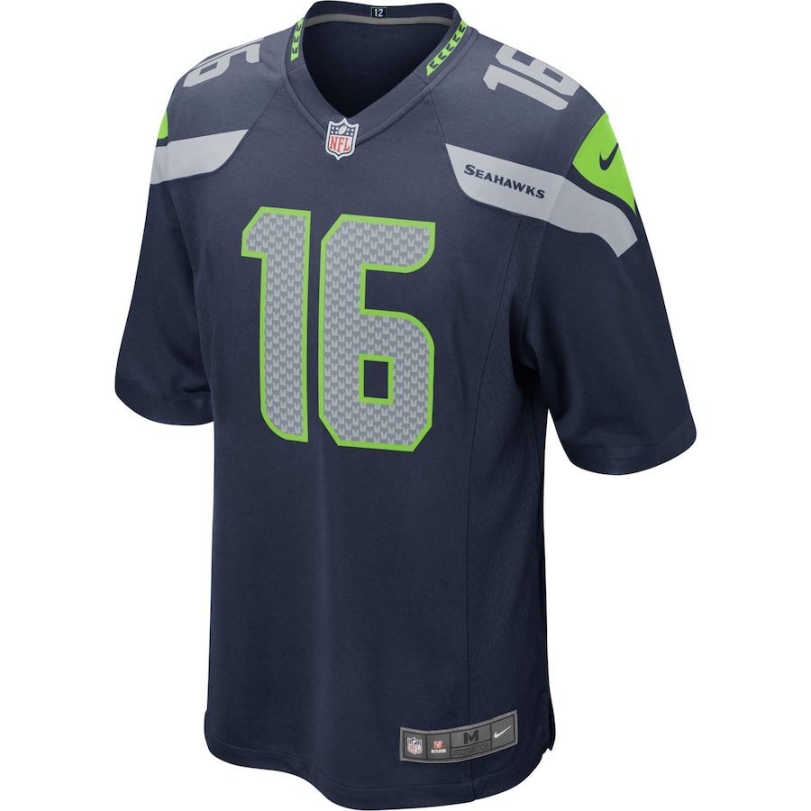 Youth Seattle Seahawks Tyler Lockett Nike College Navy Team Color Game Jersey