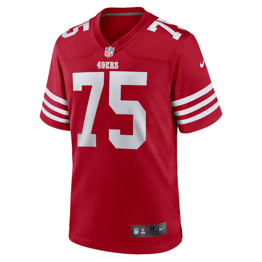 Men's San Francisco 49ers Jordan Willis Nike Scarlet Team Game Player Jersey