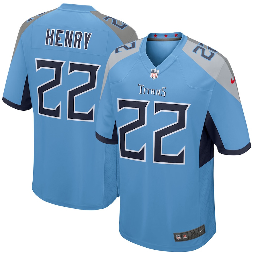Men’s Tennessee Titans Derrick Henry Nike Light Blue Player Game Jersey