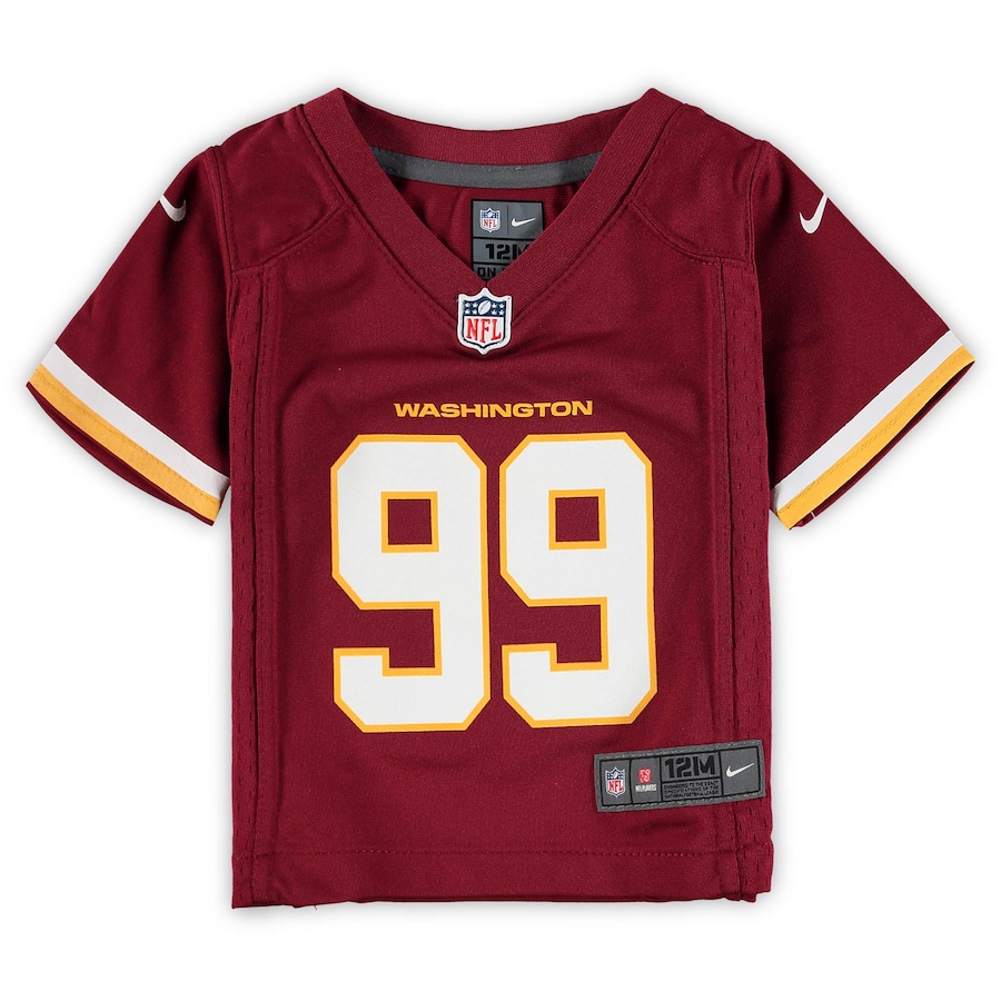 Infant Washington Football Team Chase Young Nike Burgundy Game Jersey