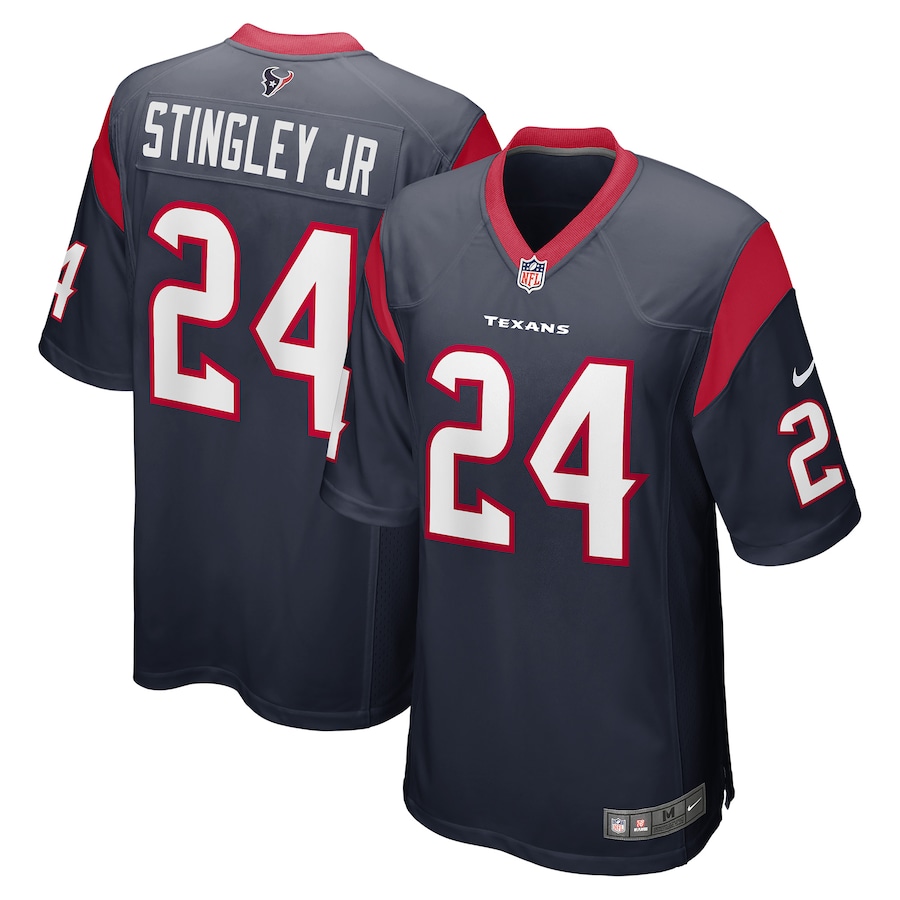 Men’s Houston Texans Derek Stingley Jr. Nike Navy 2022 NFL Draft First Round Pick Game Jersey