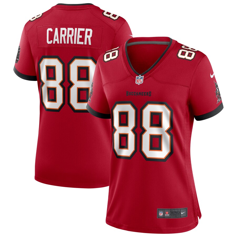 Women’s Tampa Bay Buccaneers Mark Carrier Nike Red Game Retired Player Jersey