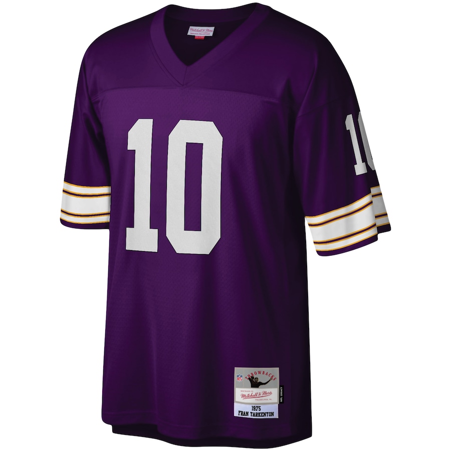 Men’s Minnesota Vikings Fran Tarkenton Mitchell & Ness Purple Legacy Replica Jersey