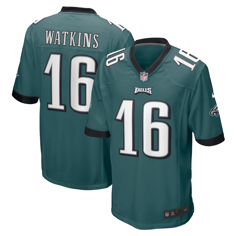 Men’s Philadelphia Eagles Quez Watkins Nike Midnight Green Player Jersey