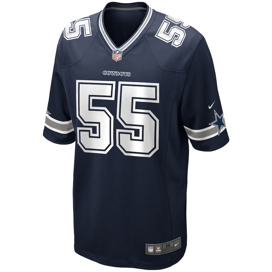 Men’s Dallas Cowboys Leighton Vander Esch Nike Navy Game Player Jersey