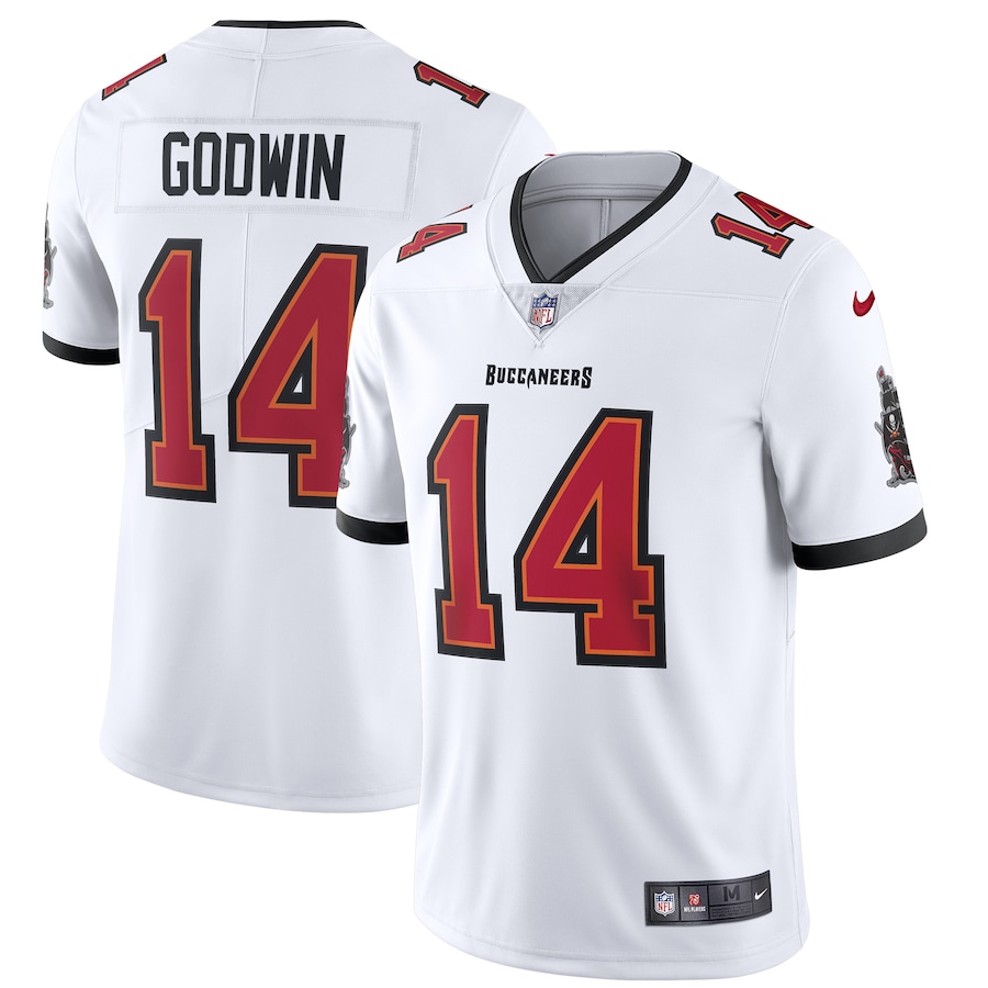 Men’s Tampa Bay Buccaneers Chris Godwin Nike White Vapor Limited Player Jersey