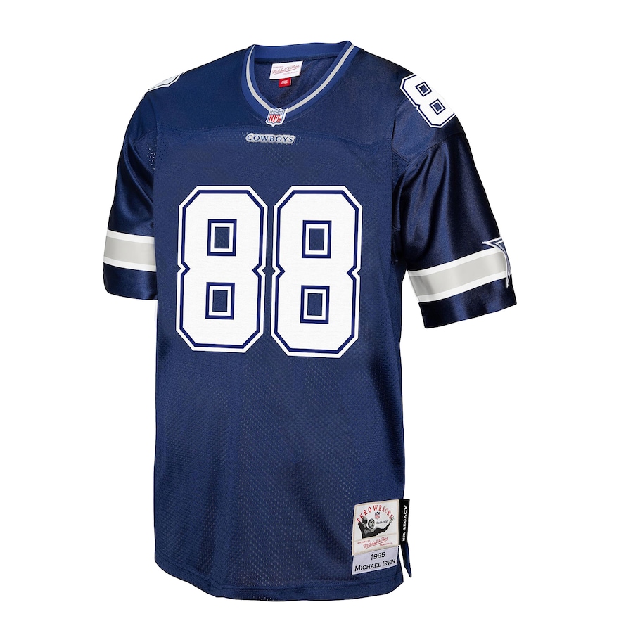 Men’s Dallas Cowboys Michael Irvin Mitchell & Ness Navy 1996 Legacy Replica Jersey