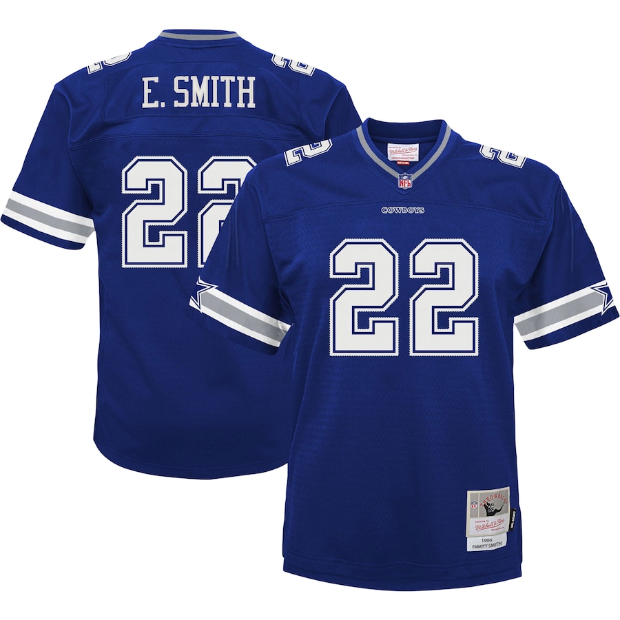 Youth Dallas Cowboys Emmitt Smith Mitchell & Ness Navy Retired Player Legacy Jersey