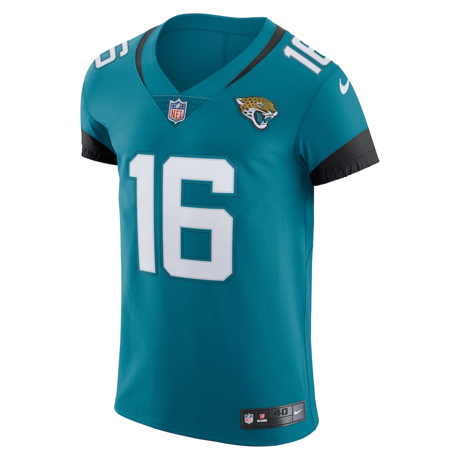 Men’s Jacksonville Jaguars Trevor Lawrence Nike Teal Vapor Elite Jersey
