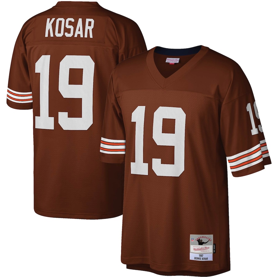 Men’s Cleveland Browns Bernie Kosar Mitchell & Ness Brown Legacy Replica Jersey