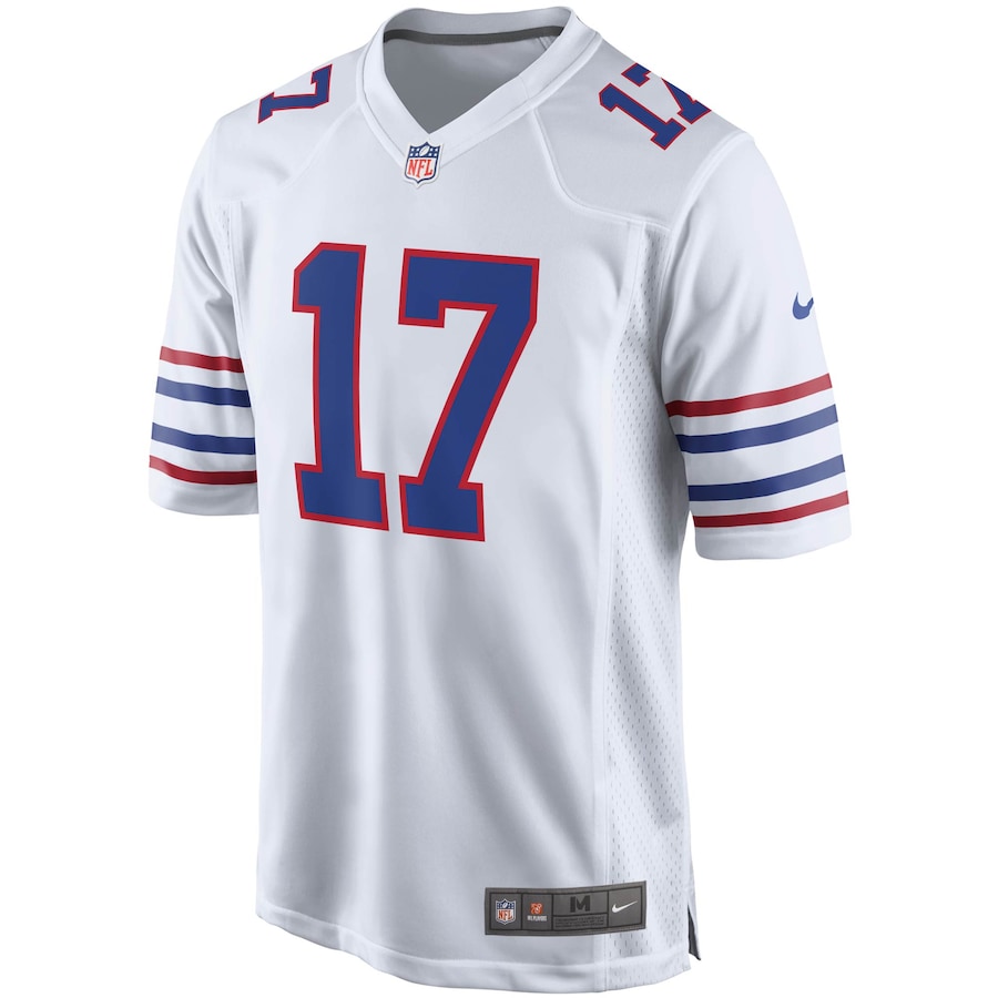 Men’s Buffalo Bills Josh Allen Nike White Alternate Game Player Jersey