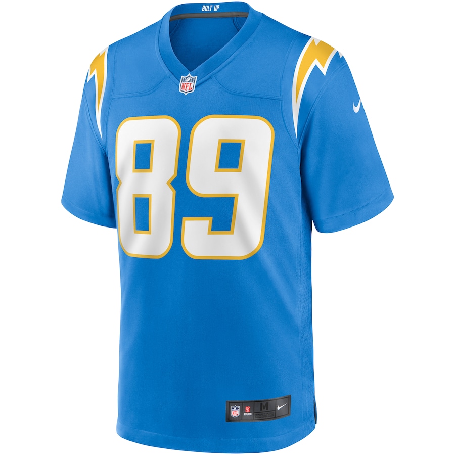 Men’s Los Angeles Chargers Donald Parham Jr. Nike Powder Blue Game Jersey