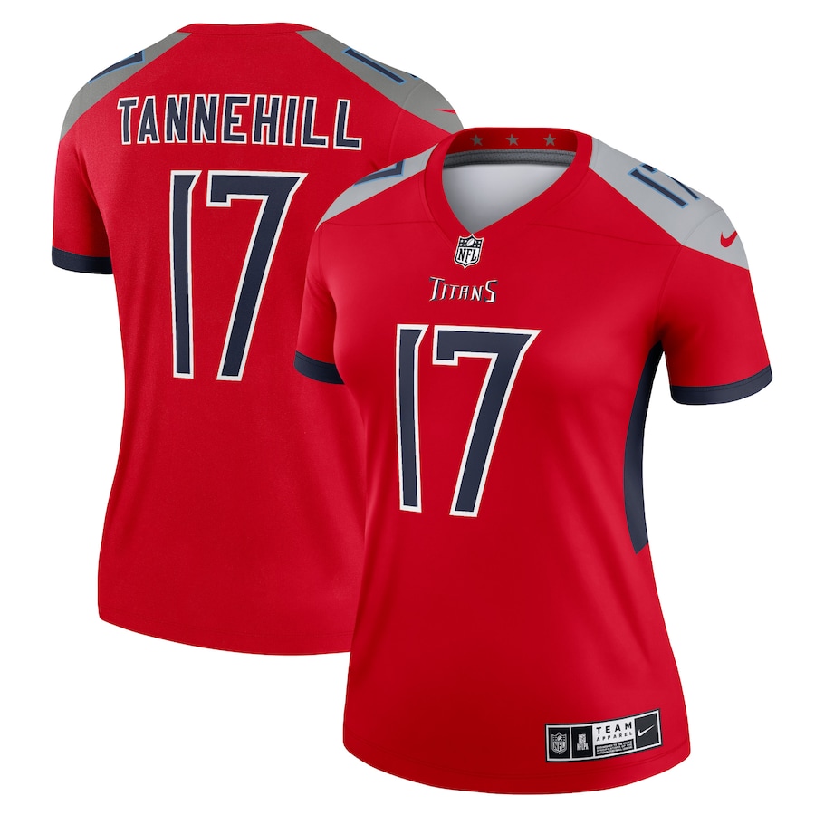 Women’s Tennessee Titans Ryan Tannehill Nike Red Inverted Legend Jersey