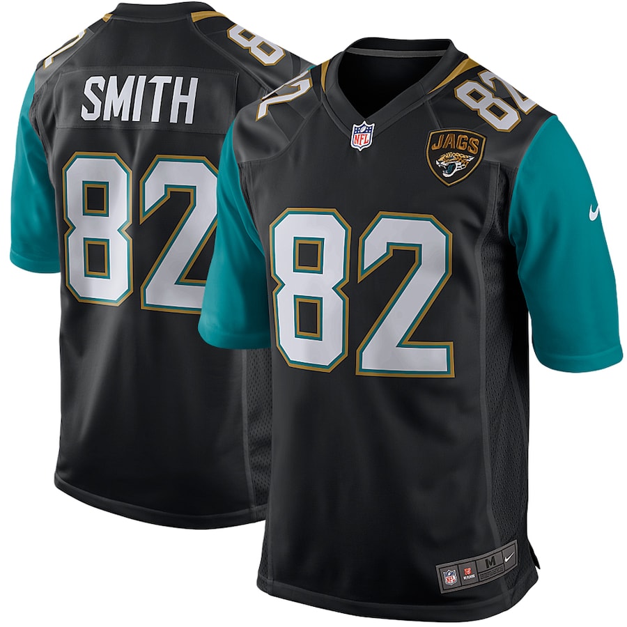 Men’s Jacksonville Jaguars Jimmy Smith Nike Black Retired Player Game Jersey