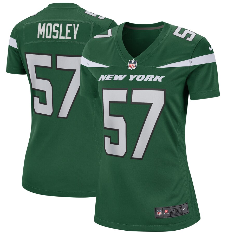 Women’s New York Jets C.J. Mosley Nike Gotham Green Game Player Jersey