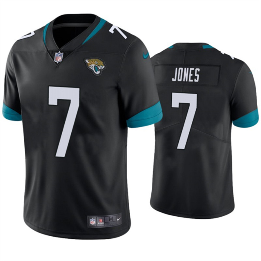 Men's Jacksonville Jaguars 7 Zay Jones Black Vapor Untouchable Limited Stitched Jersey