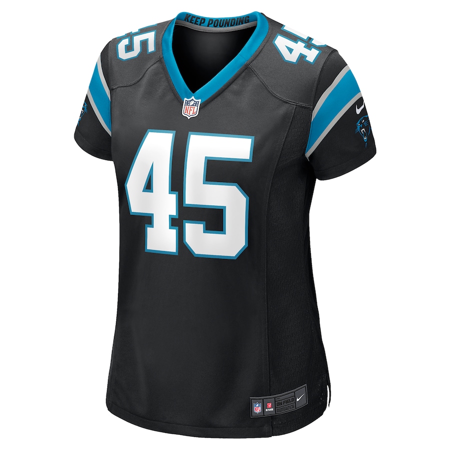 Women’s Carolina Panthers Giovanni Ricci Nike Black Player Game Jersey