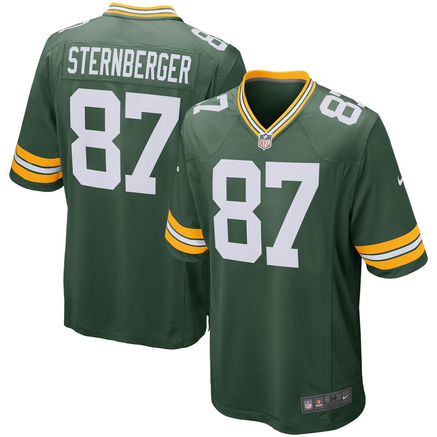 Men’s Green Bay Packers Jace Sternberger Nike Green Game Player Jersey