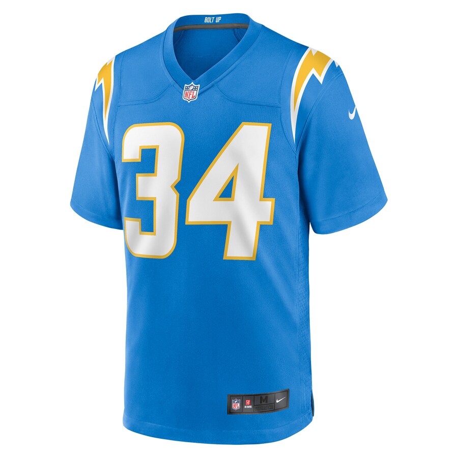 Men’s Los Angeles Chargers Larry Rountree III Nike Powder Blue Player Game Jersey