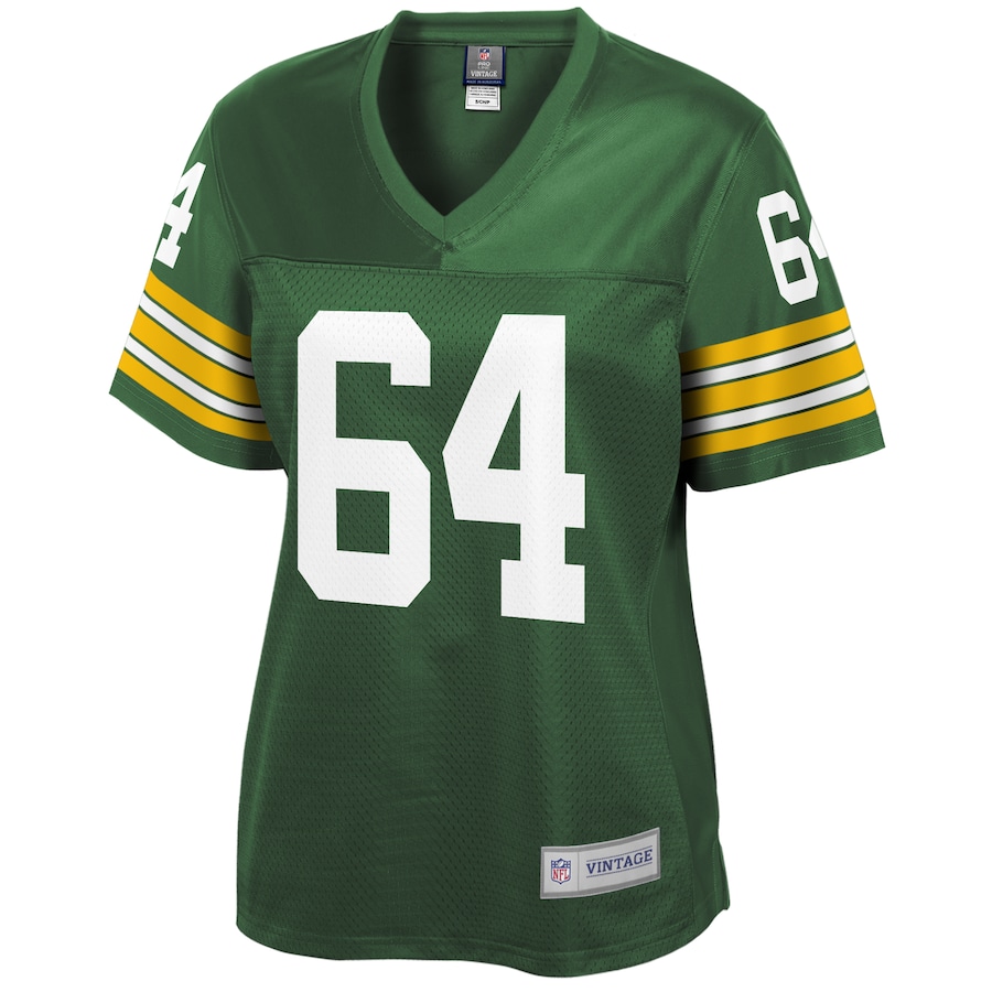 Women’s Green Bay Packers Jerry Kramer NFL Pro Line Green Retired Player Jersey