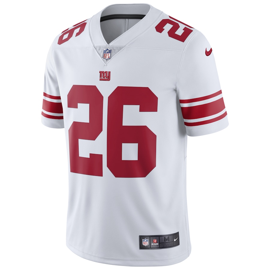 Men’s New York Giants Saquon Barkley Nike White Vapor Untouchable Limited Jersey