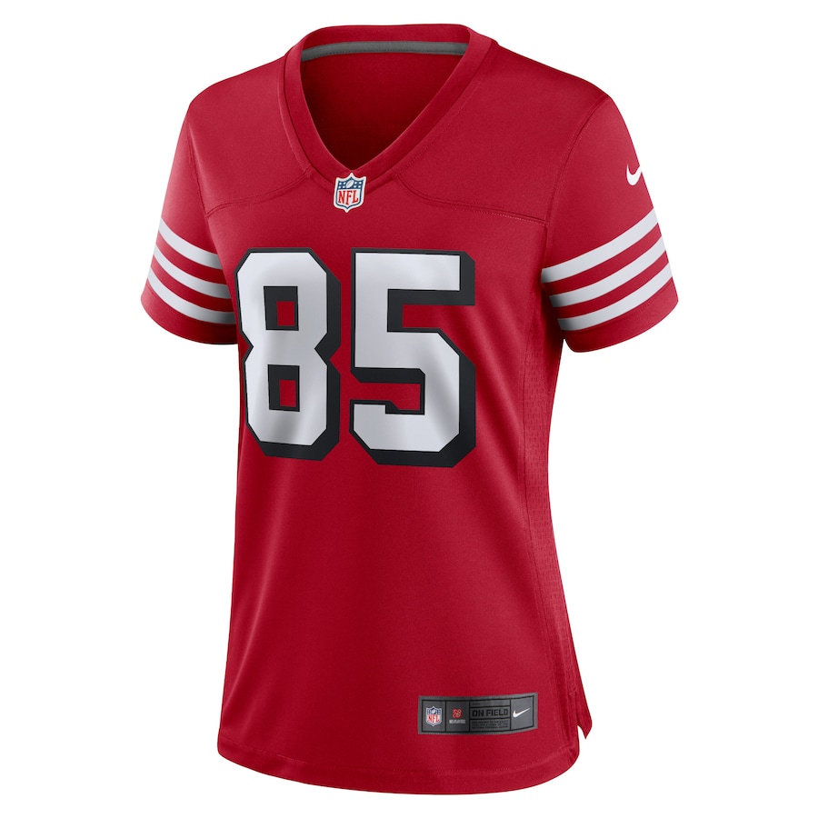 Women’s San Francisco 49ers George Kittle Nike Red Alternate Player Game Jersey