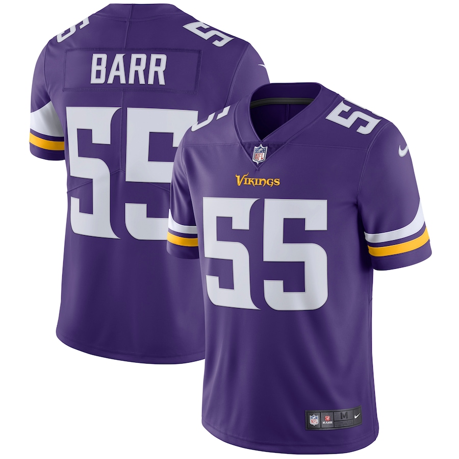 Men’s Minnesota Vikings Anthony Barr Nike Purple Vapor Untouchable Limited Player Jersey