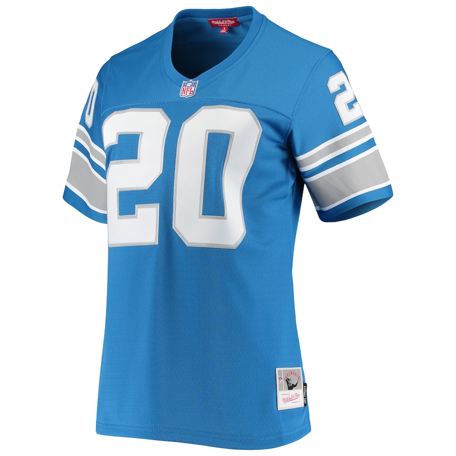 Women’s Detroit Lions Barry Sanders Mitchell & Ness Blue 1996 Legacy Replica Jersey