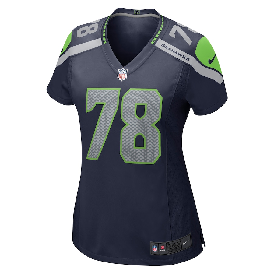 Women’s Seattle Seahawks Stone Forsythe Nike College Navy Game Jersey