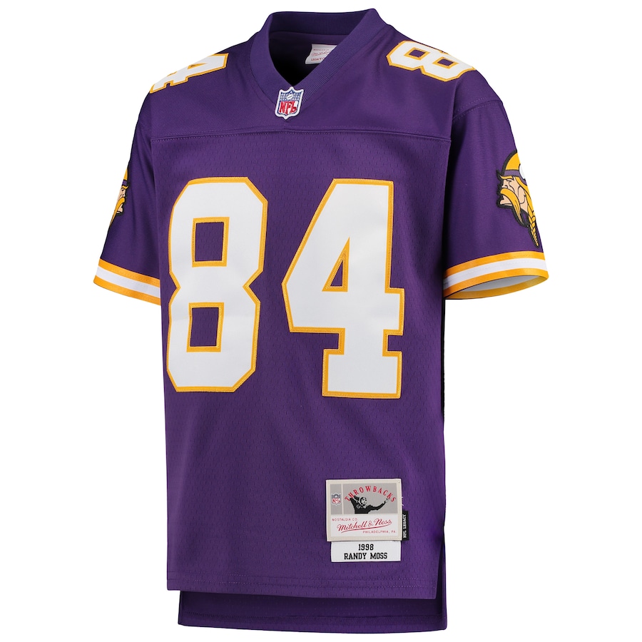 Youth Minnesota Vikings Randy Moss Mitchell & Ness Purple 1998 Legacy Retired Player Jersey