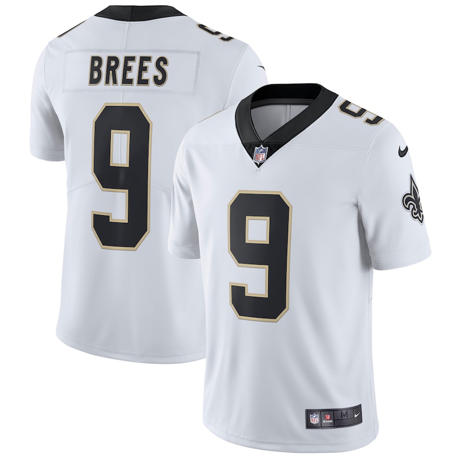 Men’s New Orleans Saints Drew Brees Nike White Vapor Untouchable Limited Player Jersey