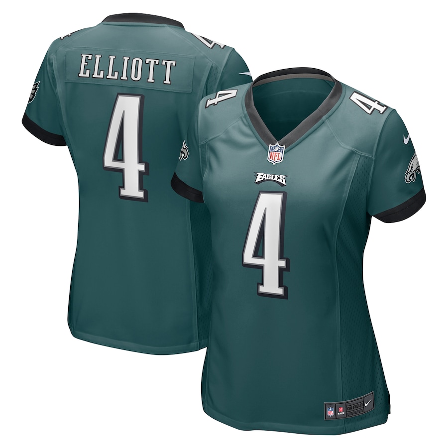 Women’s Philadelphia Eagles Jake Elliott Nike Midnight Green Game Jersey
