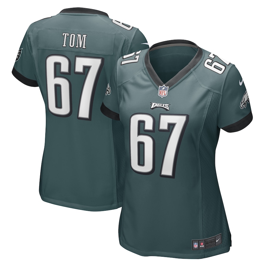 Women’s Philadelphia Eagles Cameron Tom Nike Midnight Green Game Player Jersey