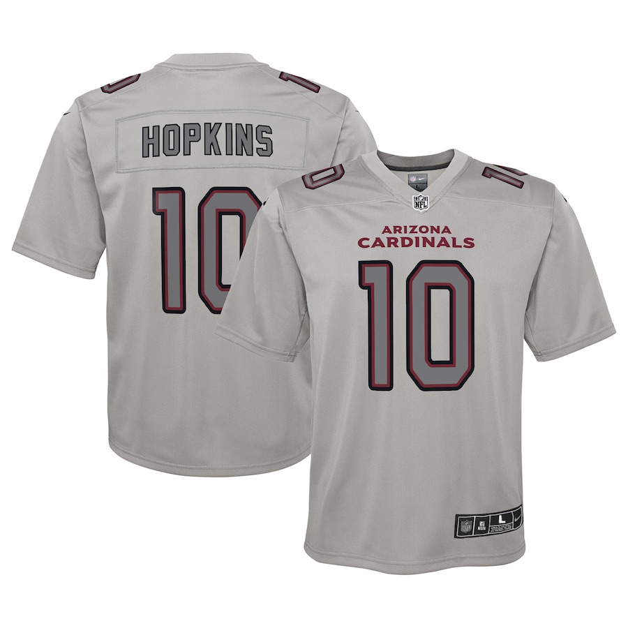 Youth Arizona Cardinals DeAndre Hopkins Nike Gray Atmosphere Game Jersey