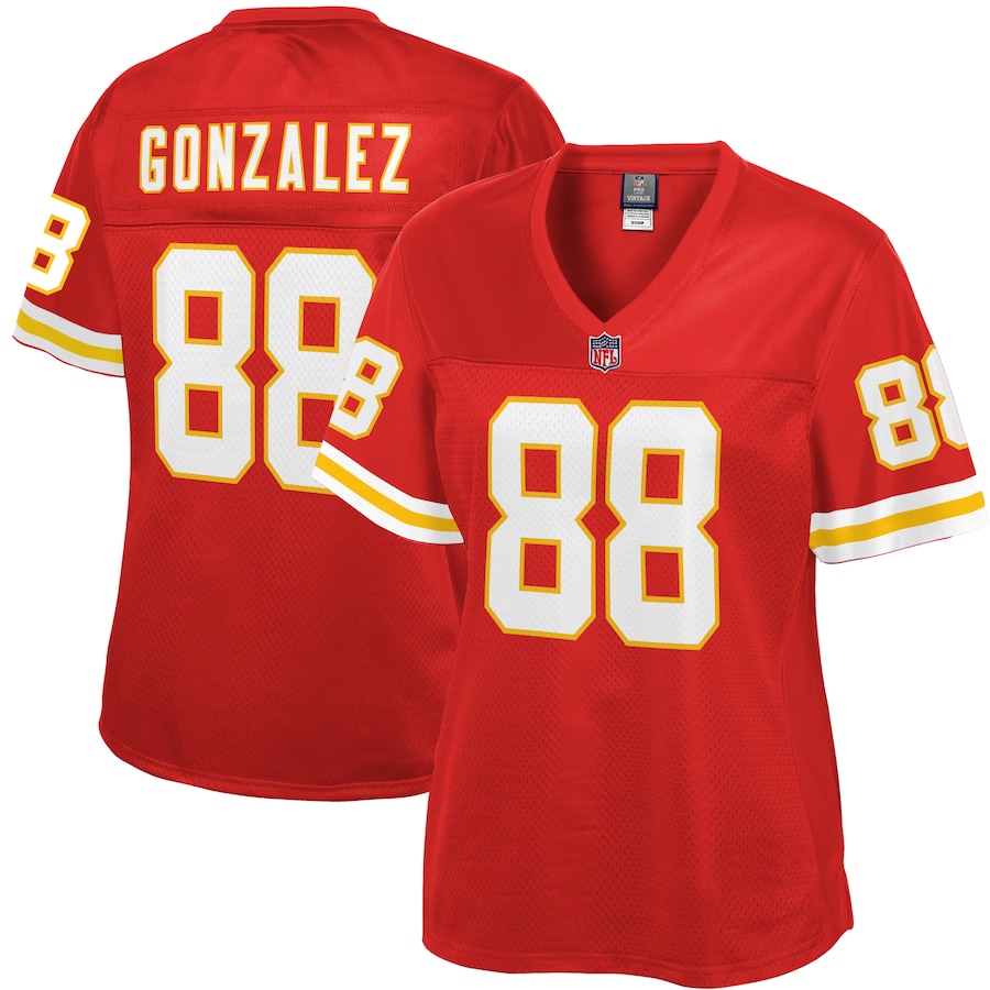 Women’s Kansas City Chiefs Tony Gonzalez NFL Pro Line Red Retired Player Jersey