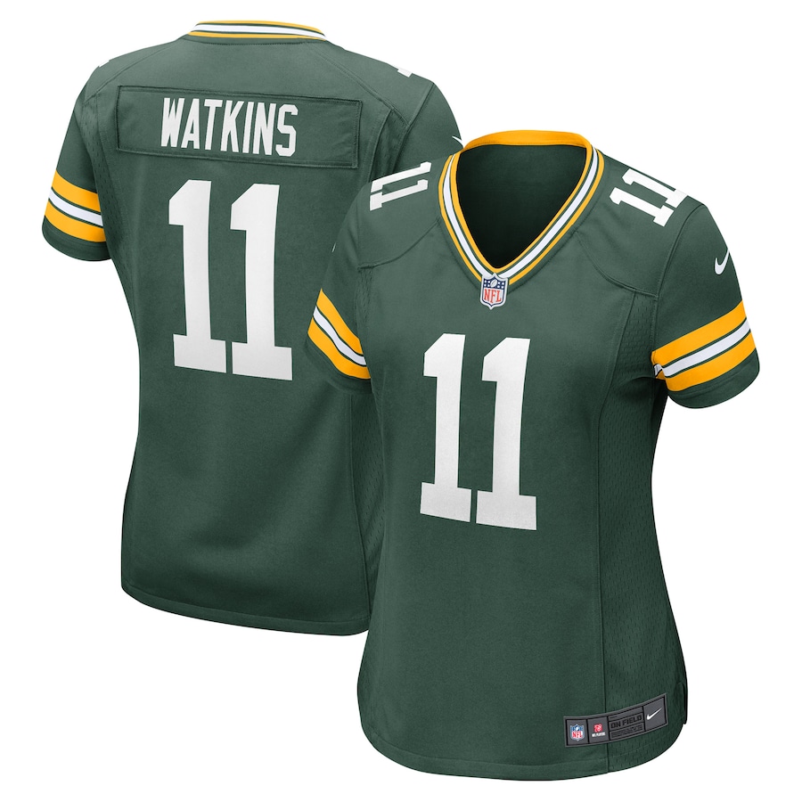 Women’s Green Bay Packers Sammy Watkins Nike Green Player Game Jersey