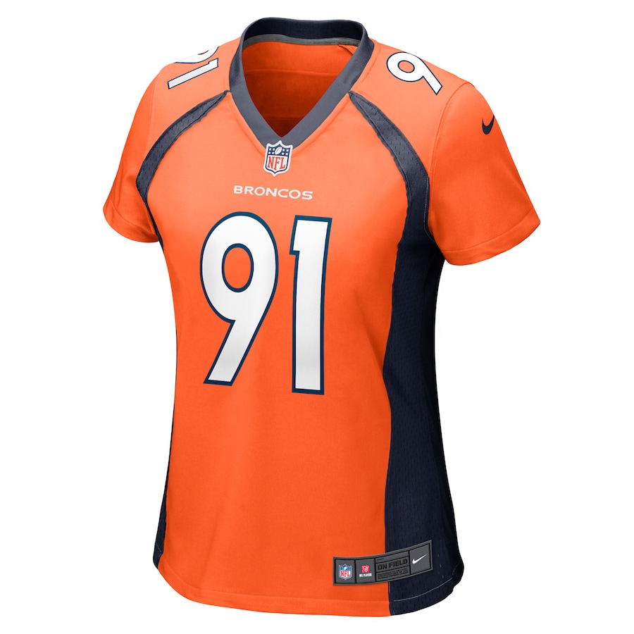 Women's Denver Broncos Matt Henningsen Nike Orange Game Player Jersey