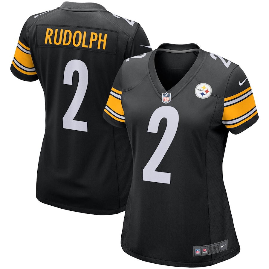Women’s Pittsburgh Steelers Mason Rudolph Nike Black Game Player Jersey